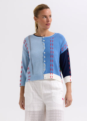 Zaket & Plover ZP7719 Thread Detail Cardi
