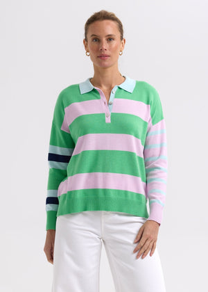Zaket & Plover Blah Blah Rugby Top ZP7723