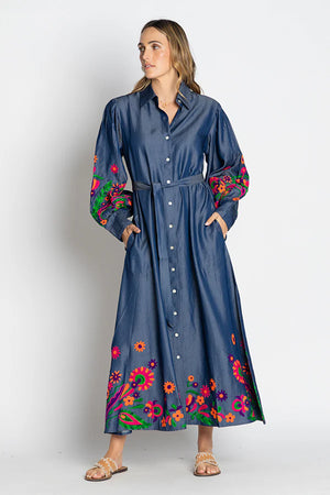 Ruby YaYa Gokarna Maxi Embroidered