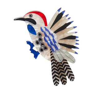 Erstwilder Wondrous Woodpecker Brooch